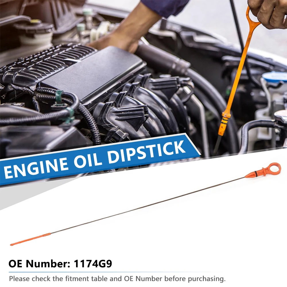 660mm 1174G9 Car Engine Oil Fluid Level Dipstick Fits for Peugeot 2.0 308 3008 508 5008 RCZ EXPERT 3 For Peugeot 2.0 HDI Only engine oil level dipstick