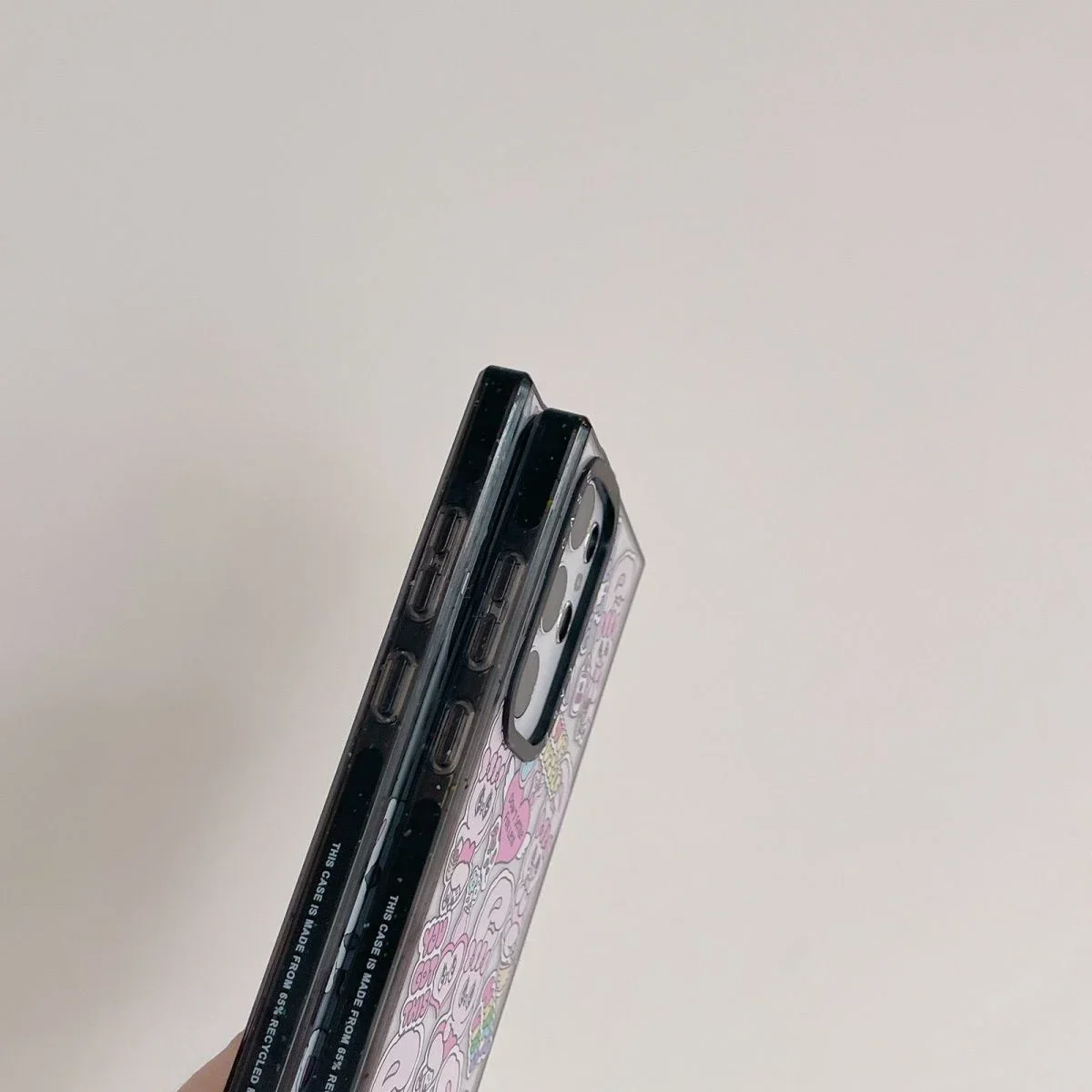 Dog Rabbit Acrylic Black Border Case for Samsung Galaxy S22 S23 S24 Ultra S22+ S23+ S24 Plus Cover Protective Case