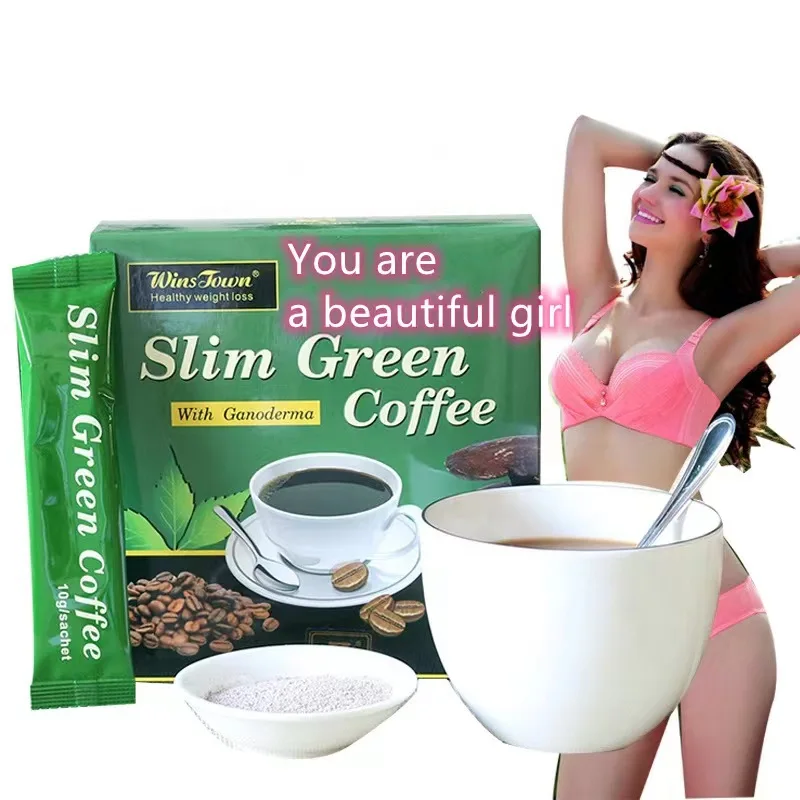 Slim Green Coffee Weight Loss Body Fat Burner Detoxification Control Appetite Diet Anti-Hunger L Carnitina Quemagrasas 18Pcs/Box weight loss pills