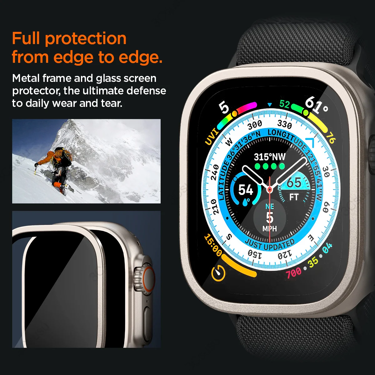 1-3PCS Ceramic Screen Protector for Apple watch Ultra 9 8 7 6 5 4 SE 3 2 49mm 45mm 44mm 41mm 40mm 42mm 38mm