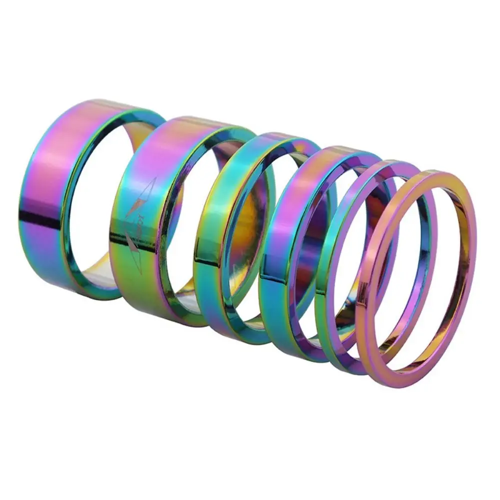 Description Picture 6 of item6pcs/set Flywheel Spacer Bicycle Hub Washer Washer Gasket Bottom Bracket Bicycle Headset Washer Practical Durable