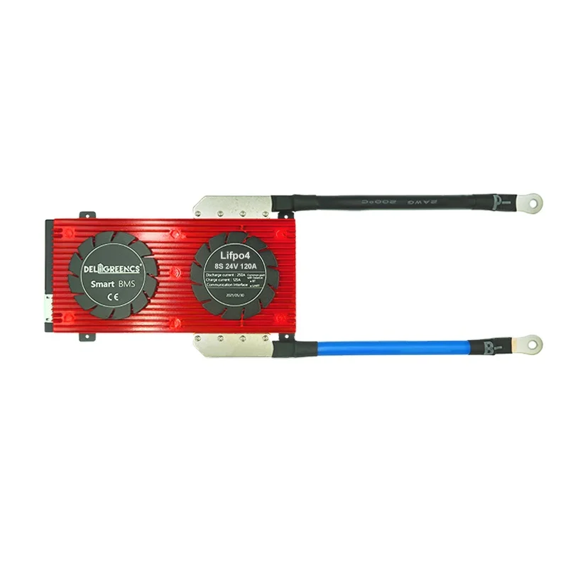 

EU stock fast Ship smart BMS 8S 250A 24V LifePO4 BMS Blue tooth UART for 24V BMS lifepo4