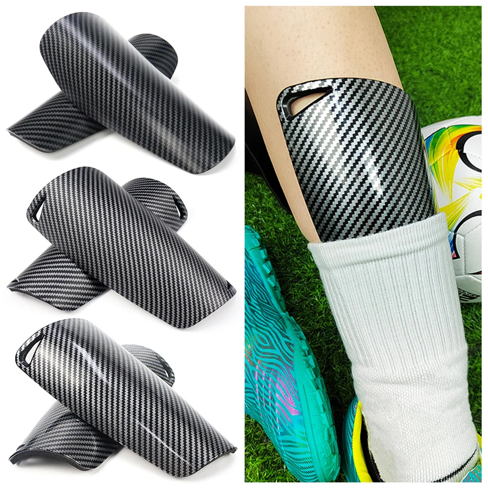 New Ultralight Carbon Fiber Football Shin Holder Shin Pads Leg Guard Soccer Pads Sportswear Protective Leg Protector Unisex soccer shin guards shin guard pads