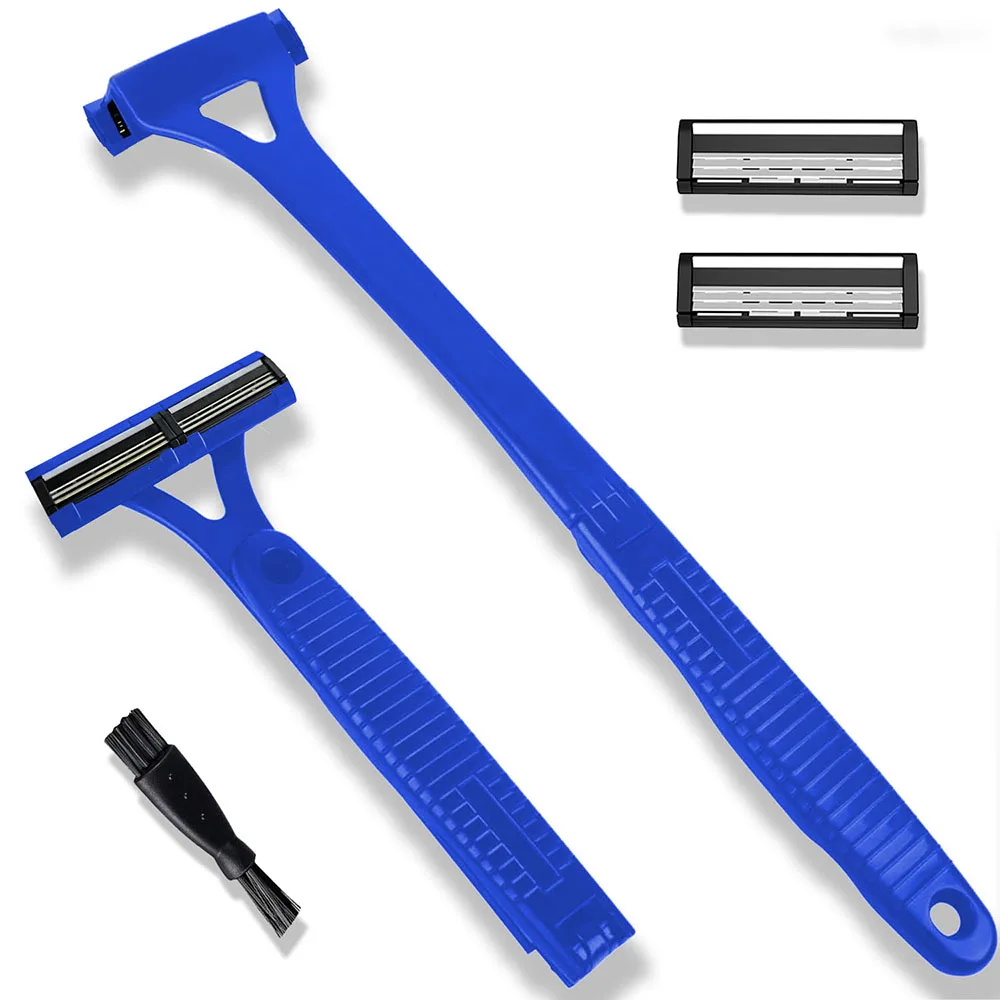 Ultimate Men's Foldable Back Hair Removal Shaver with Long Handle