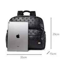 Soboba PU Waterproof Diaper Bag with Star Pattern - Perfect for Moms on the Go 2