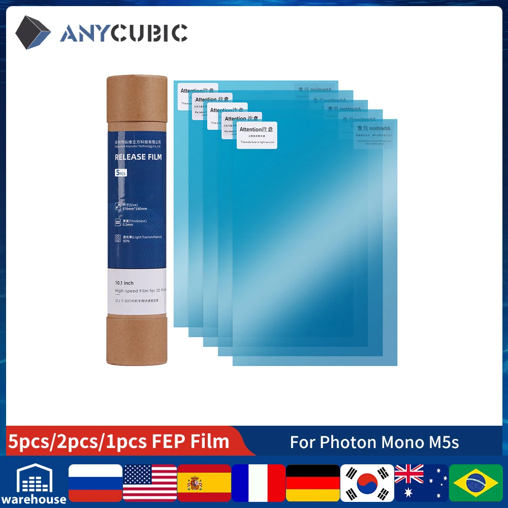 Impressora 3D de resina 12K ANYCUBIC, tela mono HD 12K Photon Mono M5s