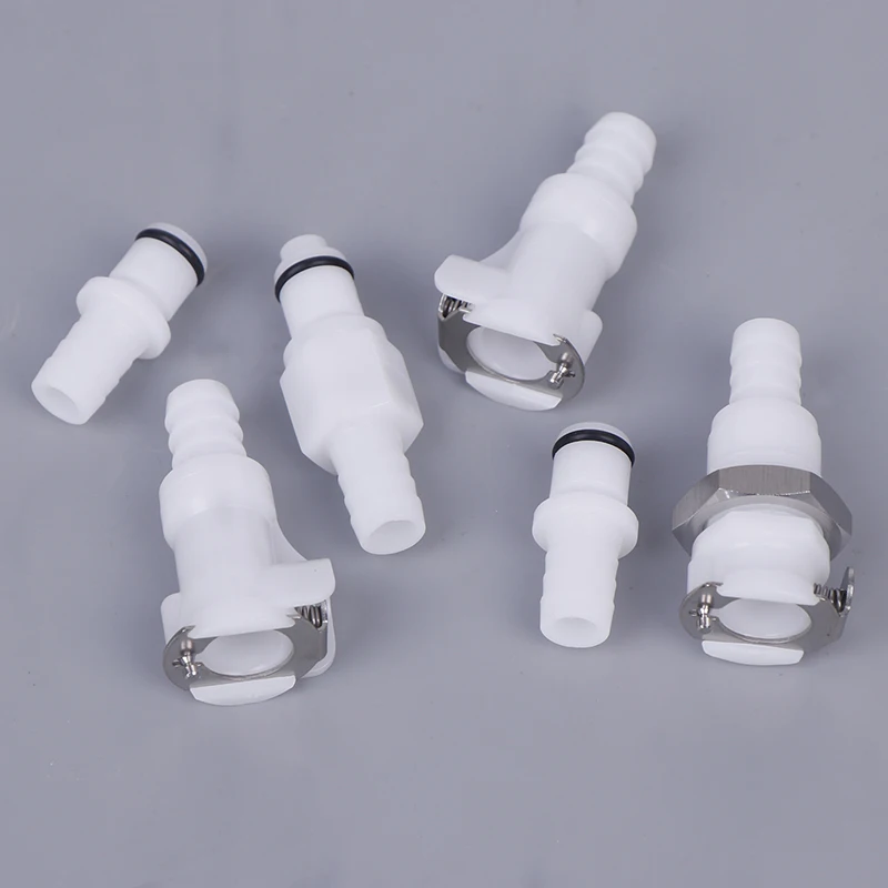 Female Quick Disconnect Hose Barb Coupling for Air/Water CPC, 3/8" POM Medical Panel Mount