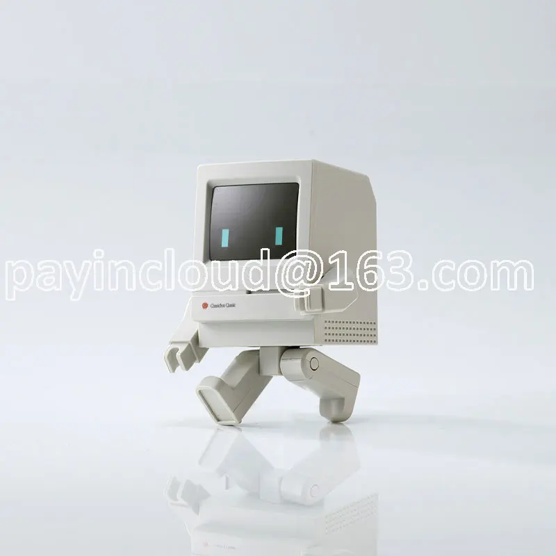 Classic Retro Macintosh Computer Robot Classicbot Decorazione Desktop Scrivania Per Computer Hand Office Boy
