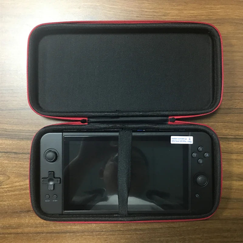 Powkiddy X70 블랙 케이스, 레트로 비디오 게임 콘솔 가방, Anbernic Win600 액세서리, 방수 캐리 백, 7.0 인치 스크린