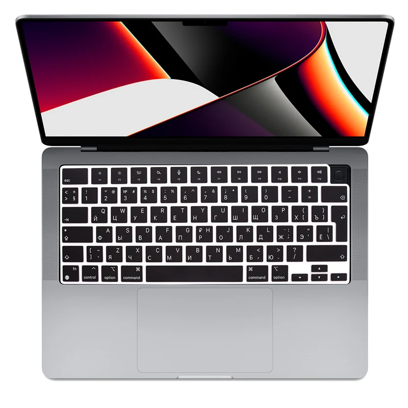 Keyboard Cover for Macbook Pro 14 M2 M1 A2442 A2779 EU US Spanish Russian Arabic French English Keyboard Skin keyboard cover keyboard silicone cover