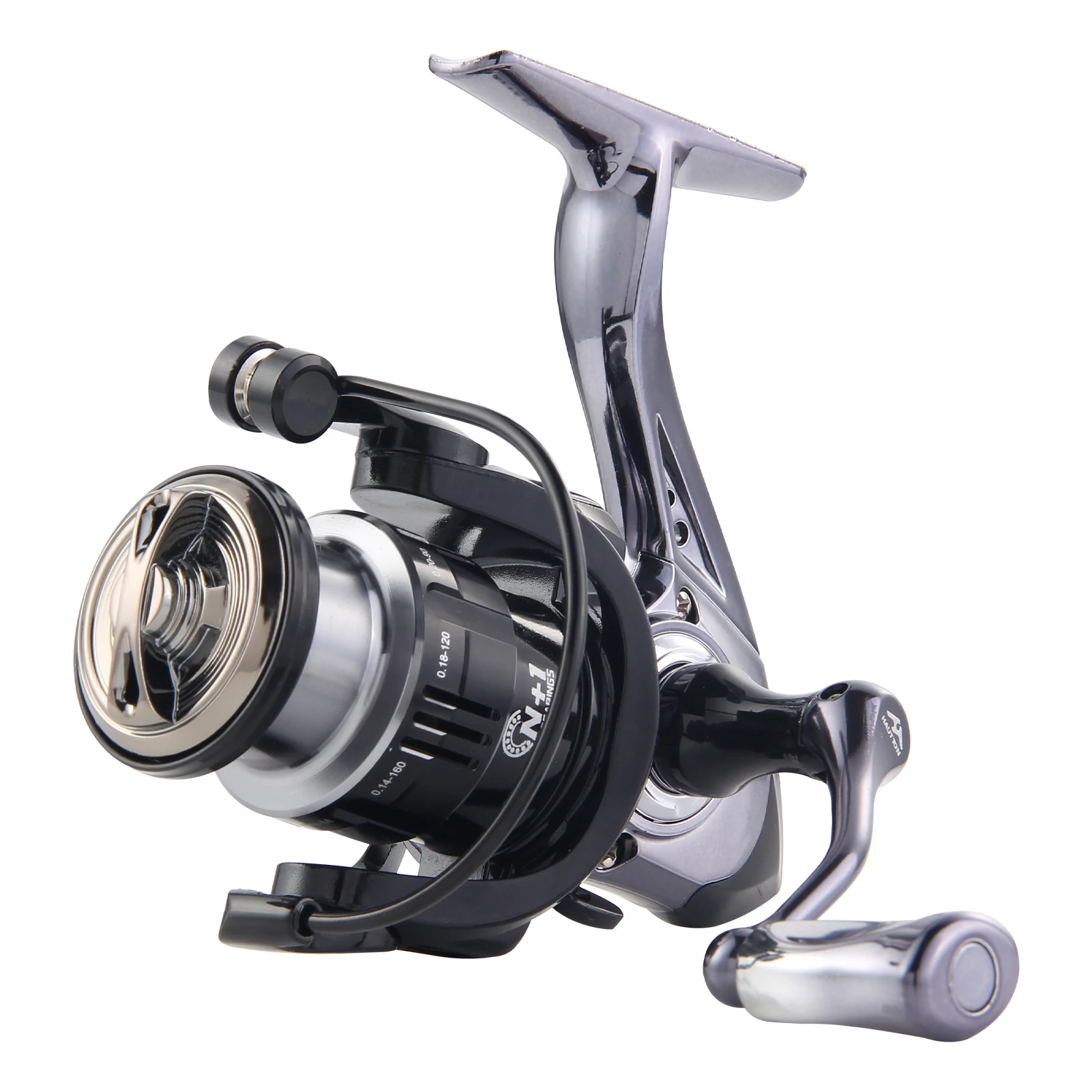 HAUT TON 1500S/3000M/4000L Lightning Spinning Fishing Reel 5.2:1 Gear Ratio  ,3+1BB 31.8Lbs ,For Saltwater Freshwater Fishing