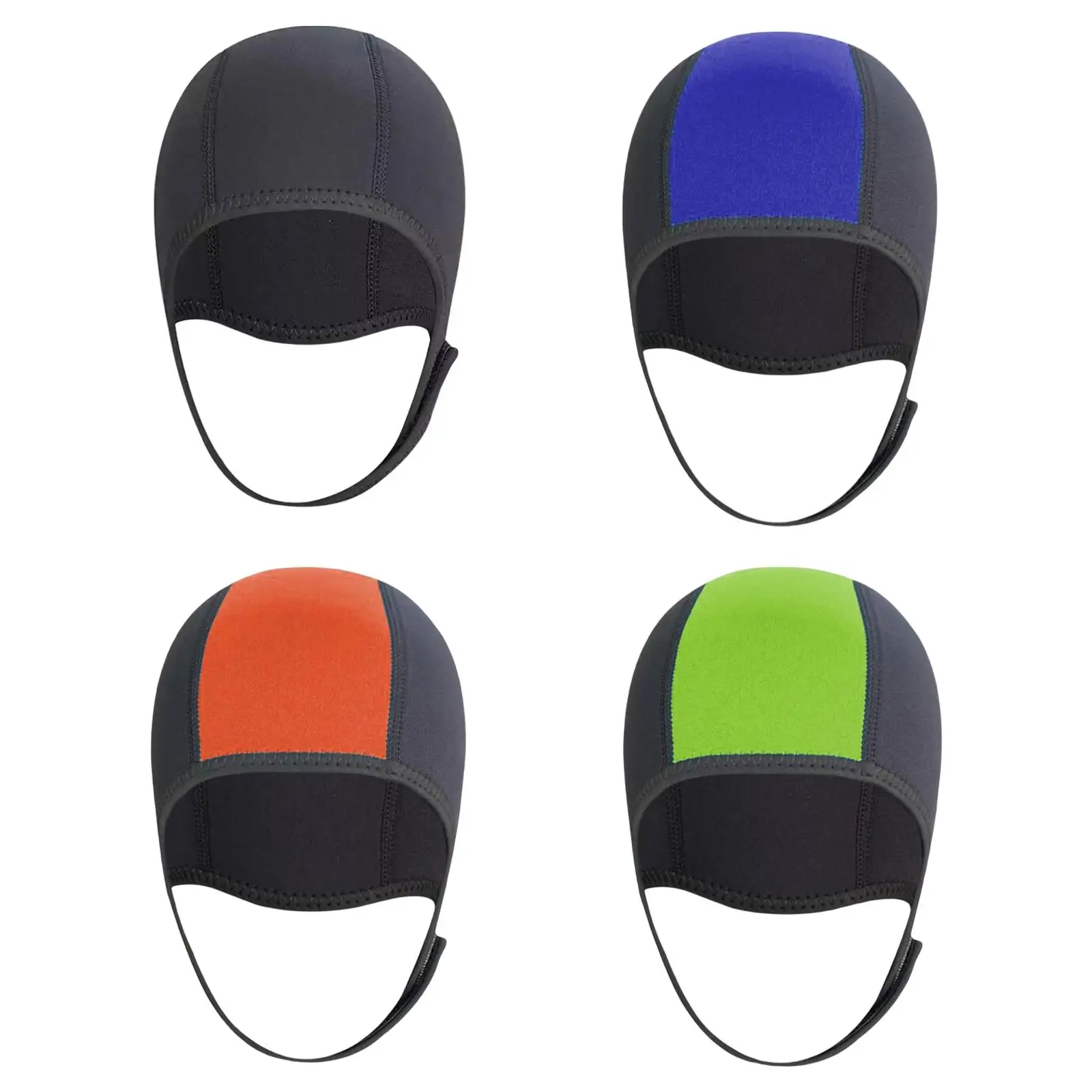 

3mm Neoprene Diving Hat Winter Warm Adjustable Wetsuit Thermal Hood Diving Cap