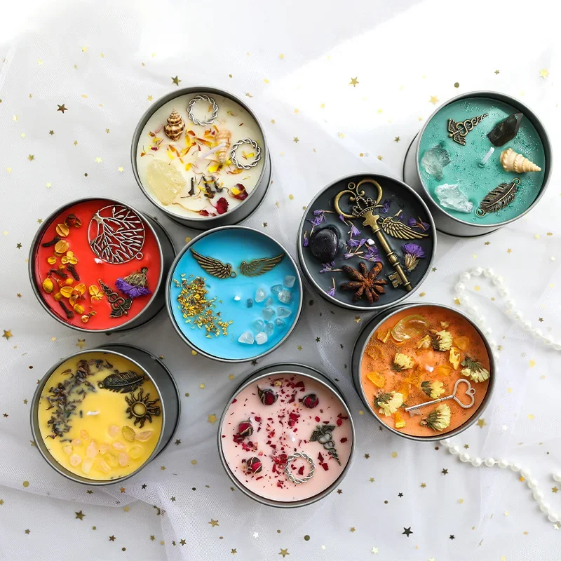 Crystal Wax Aromatherapy Candle for Home Decor