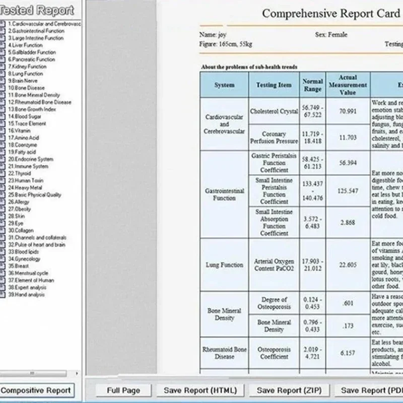 Newest Generation Professional Quantum Magnetic Resonance Analyzer 2024 Version Body Sub Health Diagnosis Machine Multiple