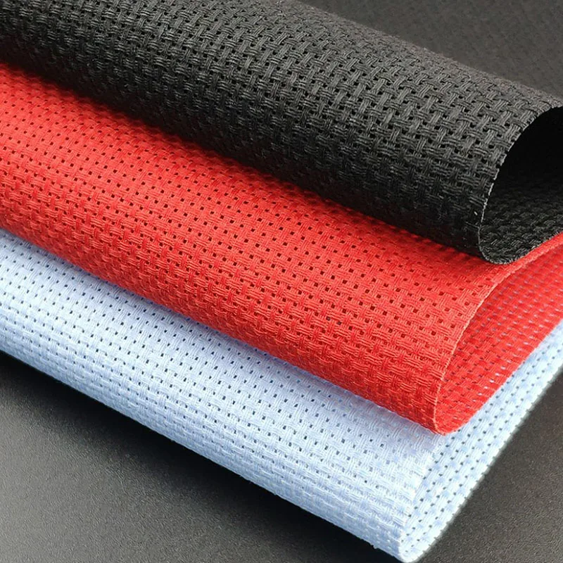 Cross stitch cloth embroidery cloth cotton 11CT medium black red light blue blue diy hand embroidery mat