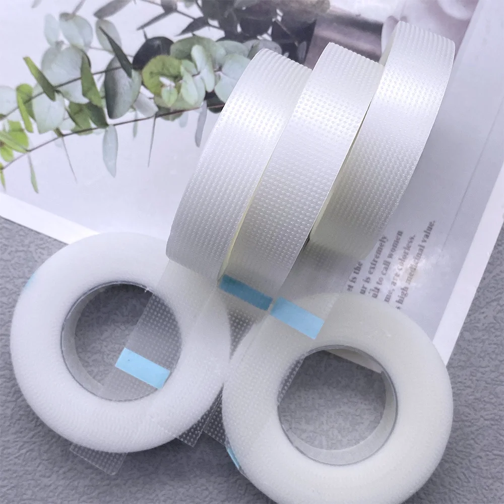 40 Rolls PE Eyelash Tape Transparent Adhesive Breathable Fabric Tape for Eyelash Extension Supply Easy to Tear Micropore Tape