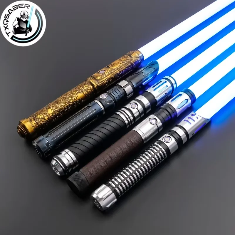 Lightsaber Toy TXQSABER RGB / Neo Pixel Colors Changing Metal Hilt for Kids