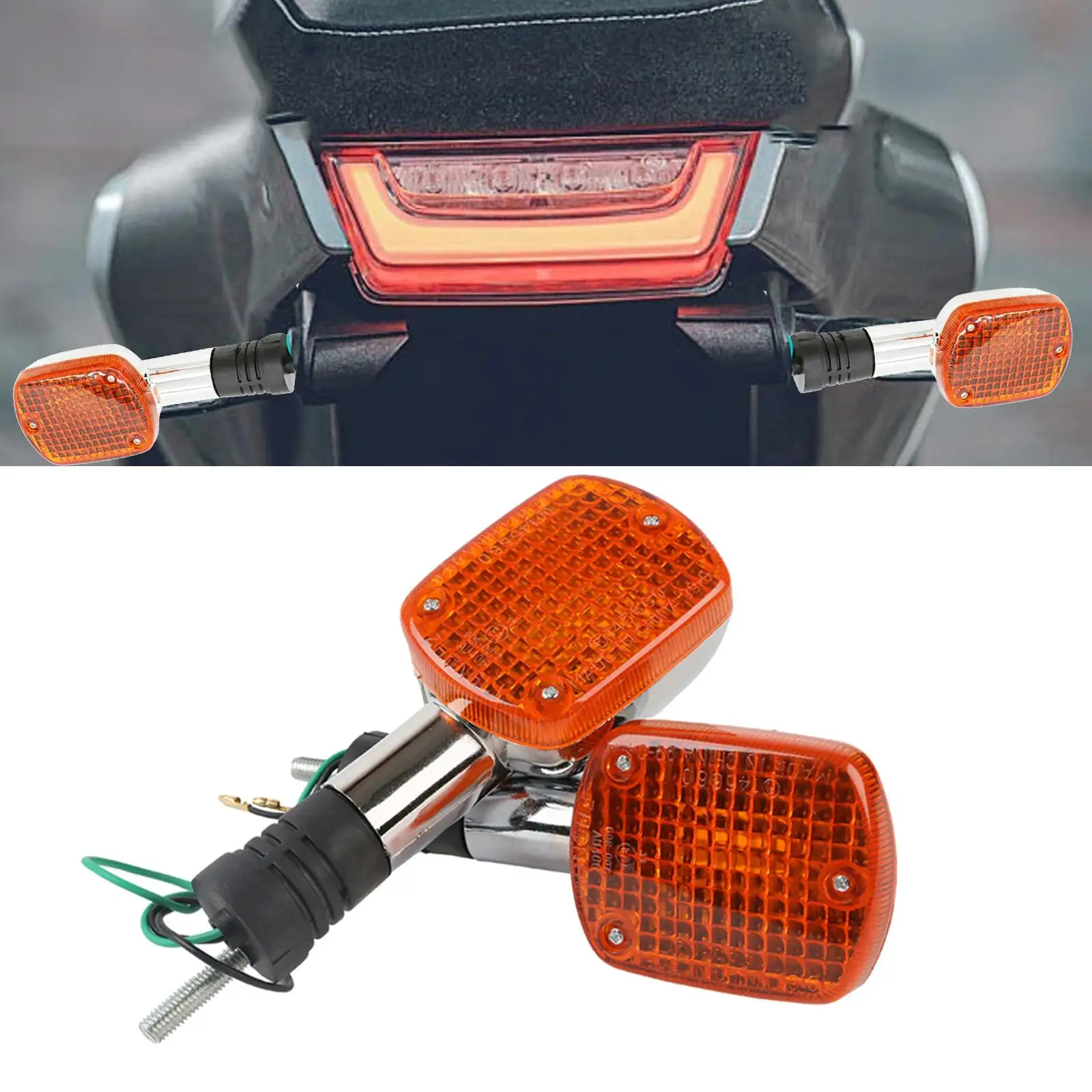 

2 шт., поворотники для мотоциклов Honda Steed Vlx400 Vlx600 Rebel CA250 400 Cmx250 Cmx400