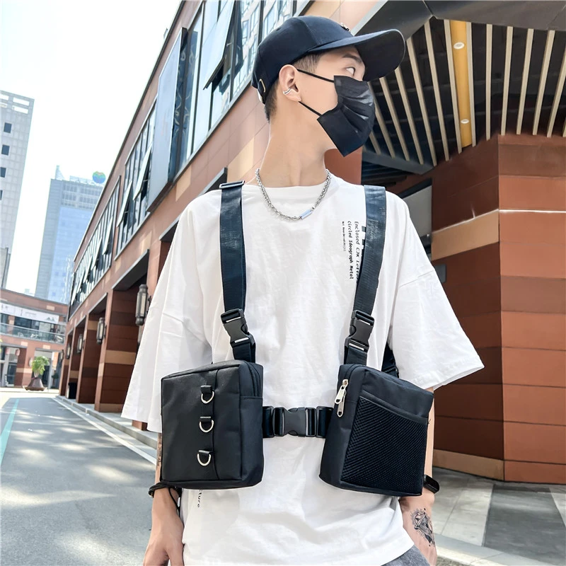 Unisex Chest Rig Bag Streetwear Tactical Vest Hip-hop Chest Bags Fashion  Tactics Waist Pack Woman Functional Square Bag - AliExpress