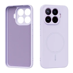 Magnetic Shockproof Liquid Silicone Phone Case with Soft Touch Finish for Xiaomi 17T Pro (PURPLE)