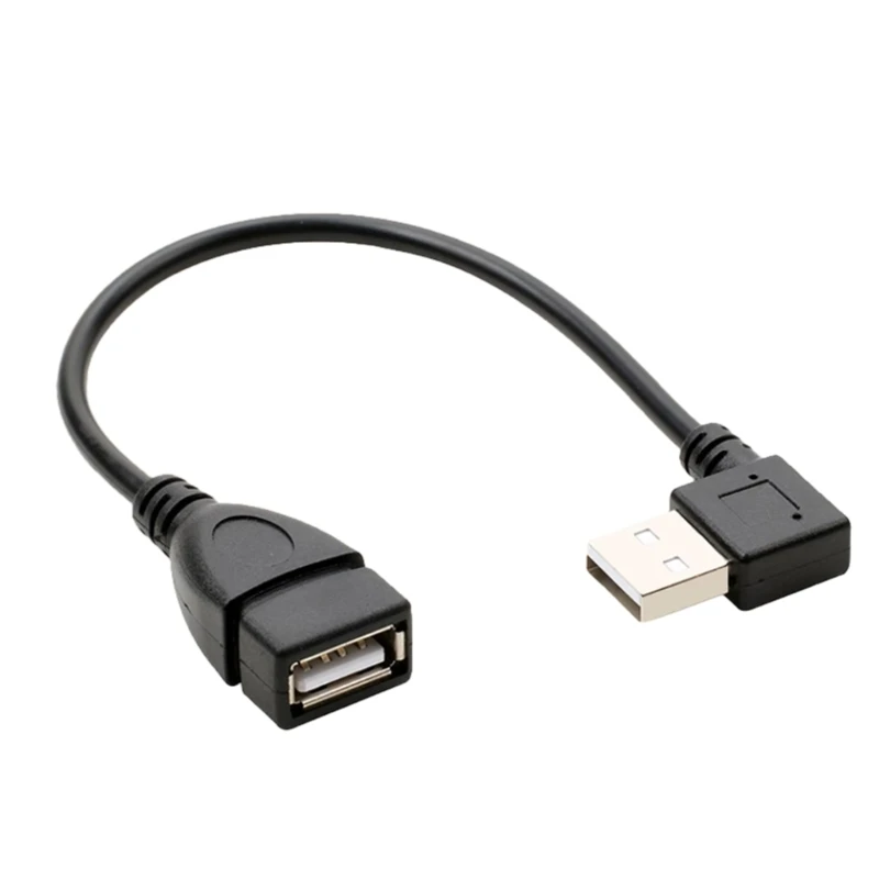 

YYDS 3USB A Male to Female Cable 90 Degree Bend for Mouse Keyboard Usb Data Charging