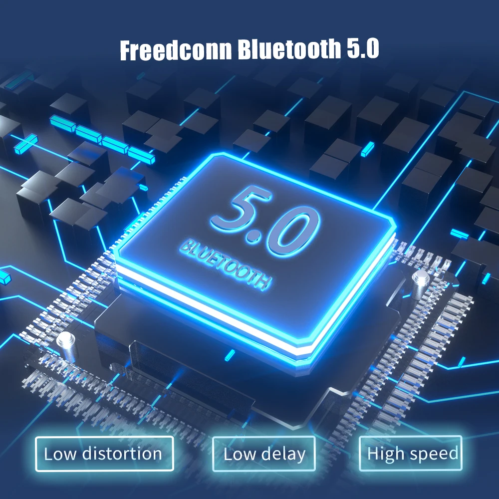 Freedconn 그룹 오토바이 인터콤, 블루투스 헤드셋 헬멧, 무선 BT 5.0 이어폰, FM 음악 공유, 8 명의 라이더 FM 인터콤