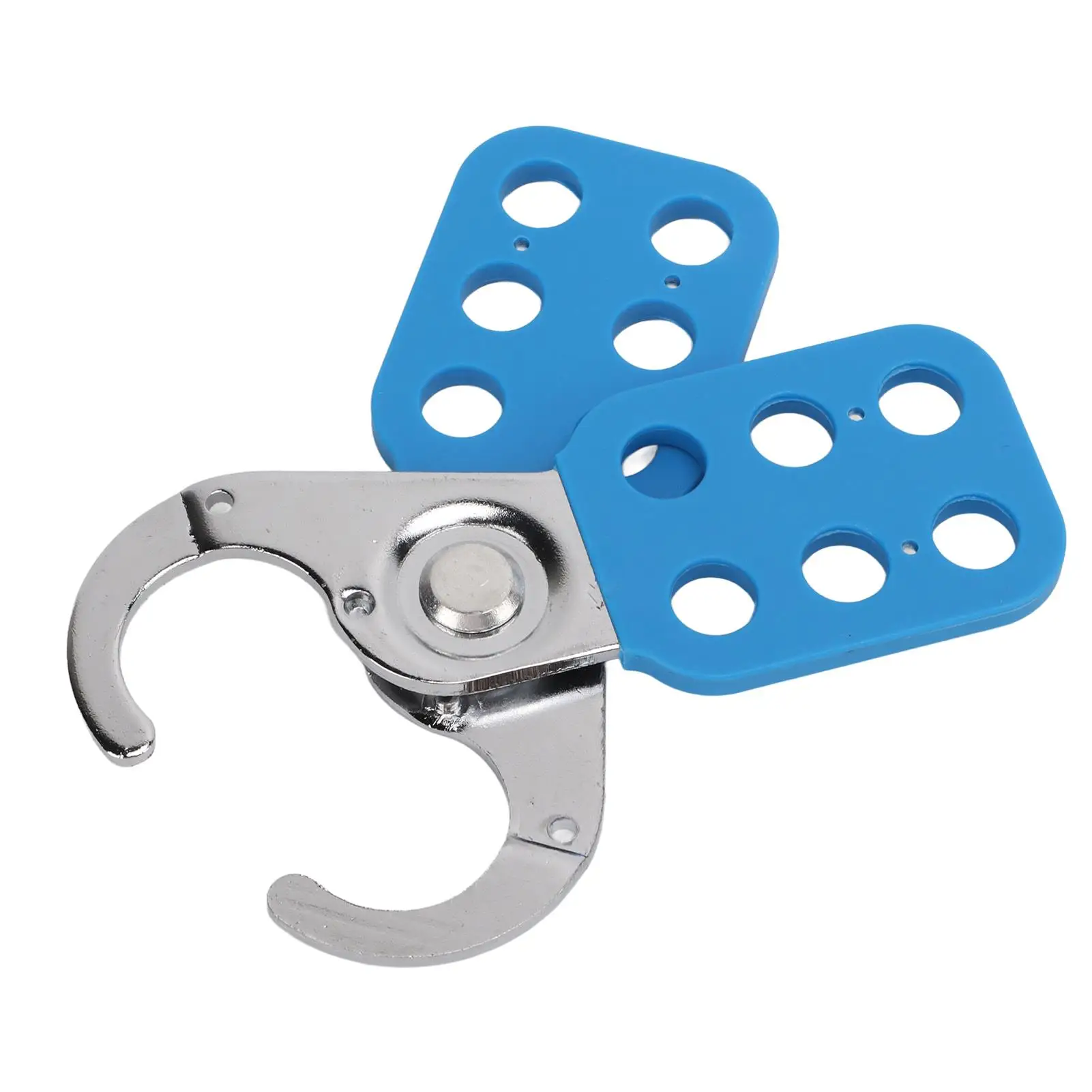 High Security Safety Hasp Lock with 6 Holes-Durable Anti-Rust Lockout Tagout Solution for home and Industry