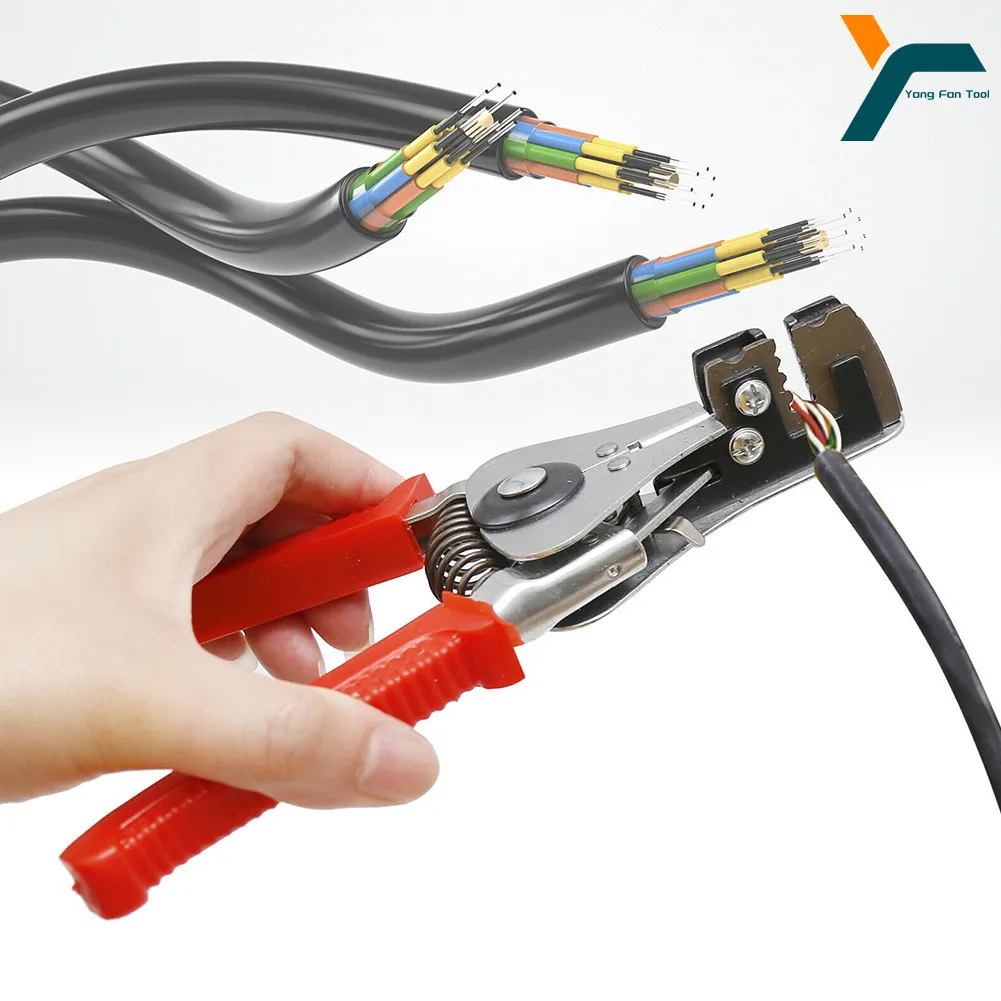 

Automatic Cable Stripper Wire Cutter Hand Tool Single Wired Multi-wired Network Cable Crimping Stripping Cutting Tool
