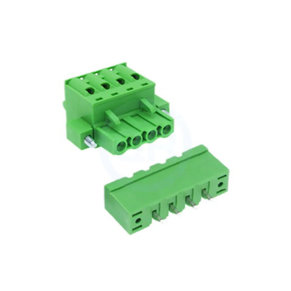 (5 Stück) 2EDGKDM 5,08 mm Steckplatine 15EDGKDM 2EDGV/RM Flansch rechtwinklig/gerader Stiftleiste mit federbelastetem Stecker 2P-24Pin – Detail 4