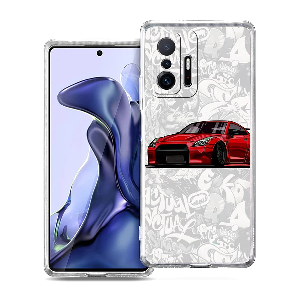 Jdm sportwagen männliche männer telefon hülle für xiaomi mi poco f3 x3 x4 gt nfc m3 m4 11 ultra 12 11x 11i pro lite weiche transparente abdeckung – Detail 8
