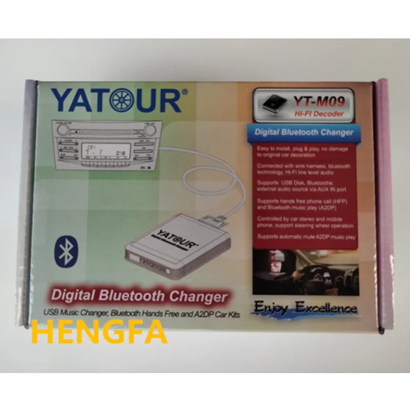 Yatour YTM09 car audio Bluetooth USB AUX mp3 interfaces for Toyota Avensis Camry Corolla Highlander RAV4 Lexus Car MP3 Player