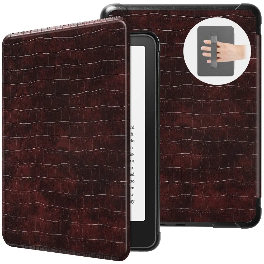 Hand Support e-Reader Case with Auto Sleep/Wake Feature