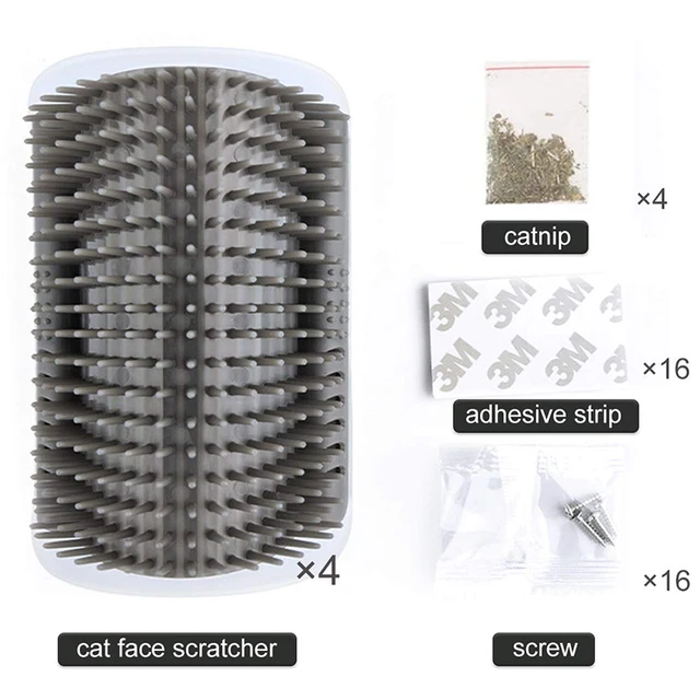 Pet Comb Removable Cat Corner Scratching Rubbing Brush Pet Hair Removal Massage Comb Pet Grooming Cleaning Supplies Scratcher 4