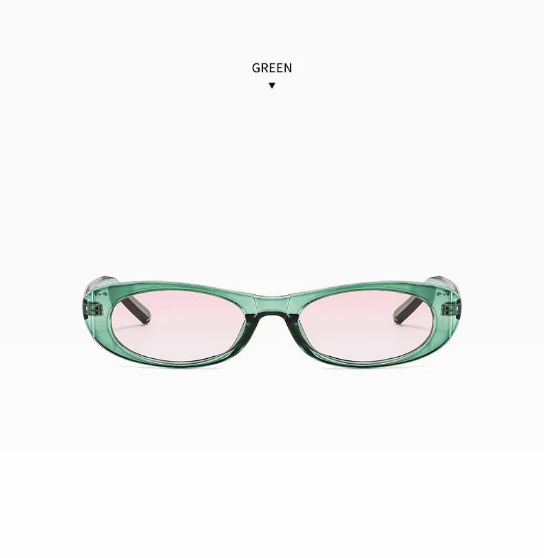 Schutzbrille 1/3 Stück Vintage Kleiner Rahmen Rechteck Damen Sonnenbrille Buntes Rahmen Design Sonnenbrille Outdoor UV400 – Detail 21