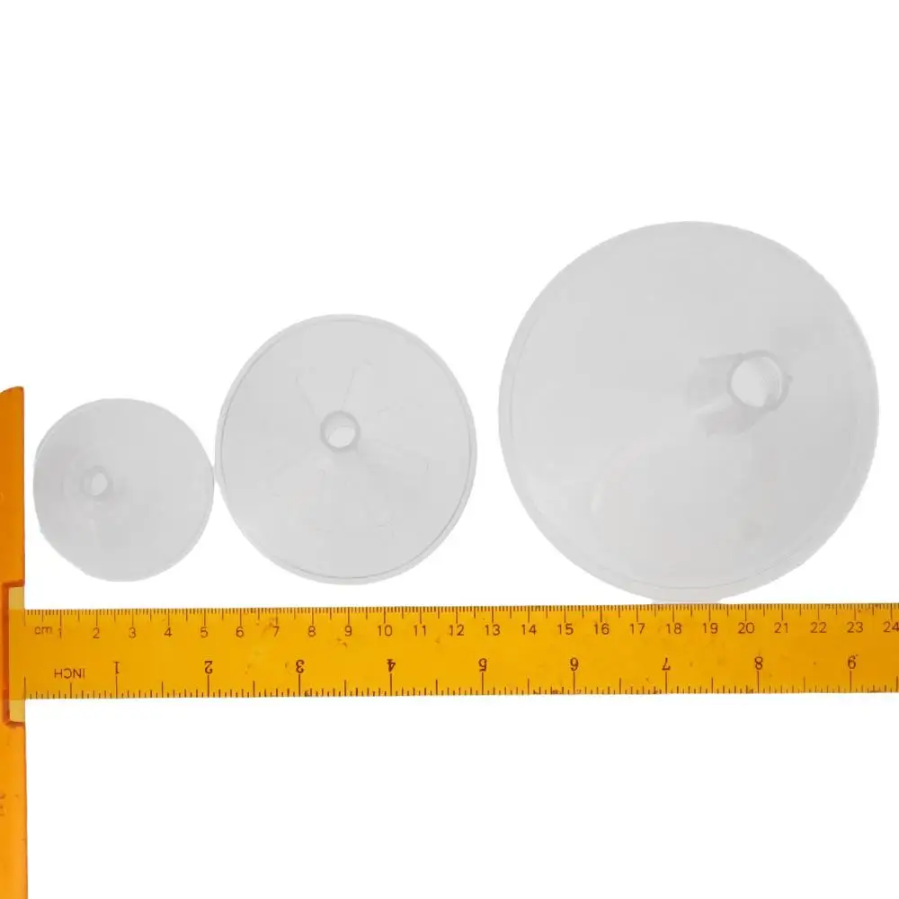 1/3개 실용적인 투명 플라스틱 깔때기 세트 실험실 PP 깔때기 주방 깔때기 향수, 모래 예술용