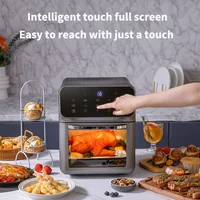 10L Large Capacity Electric Air Fryers Oil-free Automatic Household Kitchen 360°Baking Convection Oven Deep Fryer without Oil 3