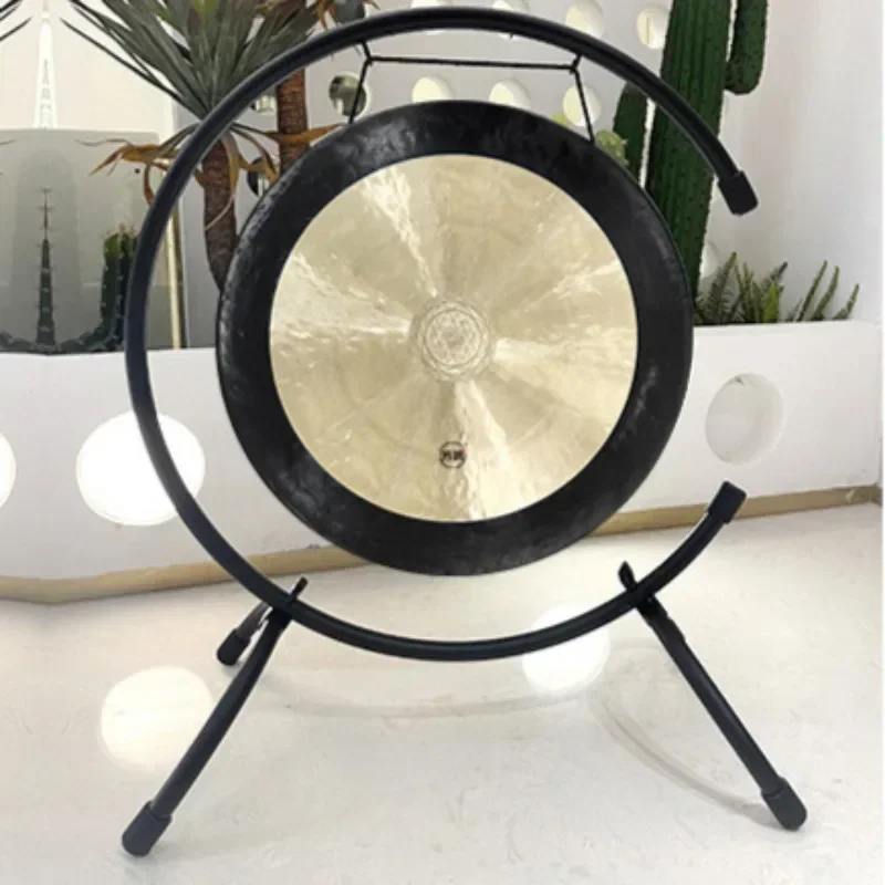 C Shaped Causeway Sound Therapy Gong Accessories Frame Iron Percussion Musical Instruments Iron Baking Paint Gong Cymbal Support