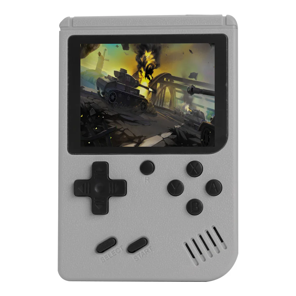 Portable Built-in 800 Retro Video Mini Game Console LCD Screen Handheld Controller Pocket TV AV Out 2 Players Kids Children Gift 