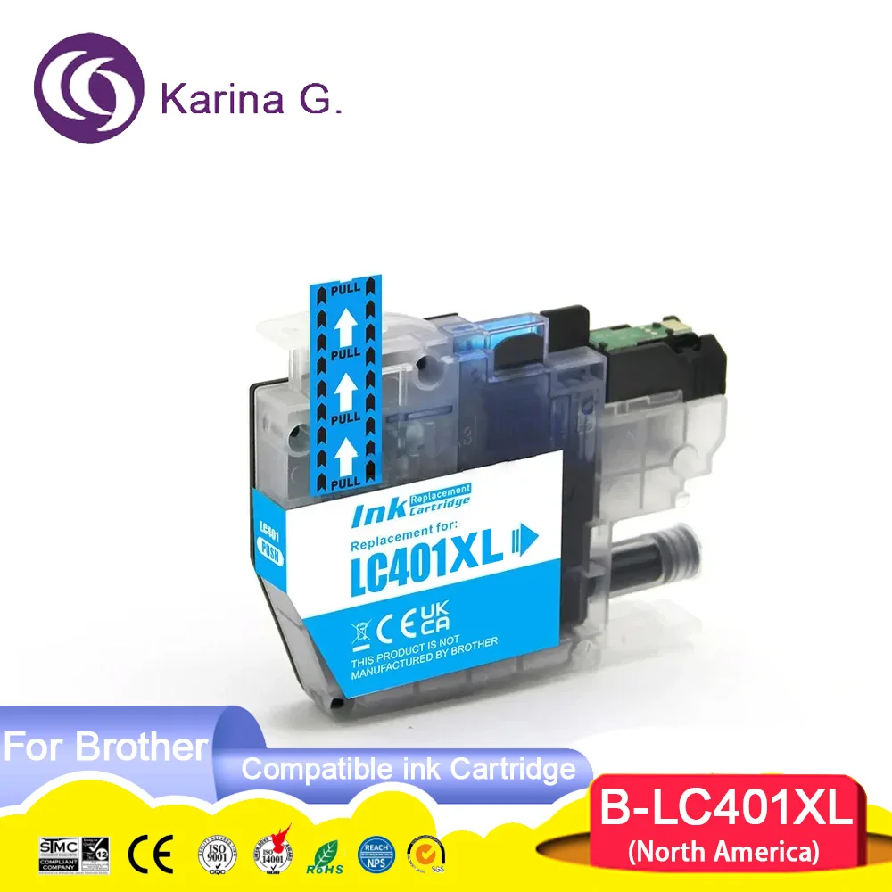 High capacity LC401XL LC 401XL Premium Compatible Ink Cartridge For MFC-J1010DW
