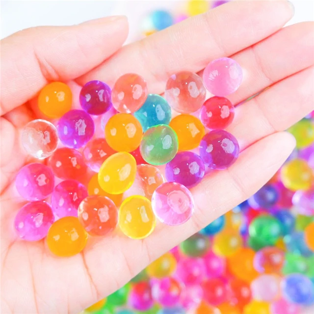 Water Beads Magic Jelly Balls Hydrogel  Pearl Crystal Soil Grow Beads  Hydrogel - Crystal Soil - Aliexpress