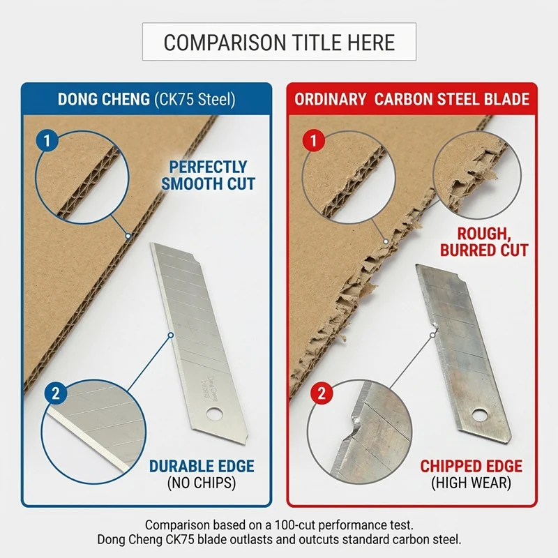 18mm 다용도 칼날 CK75 백색강 60개 °   실버 엣지 15세그먼트 날카롭고 내구성 있는 커터 리필 (벽지, 판지용)