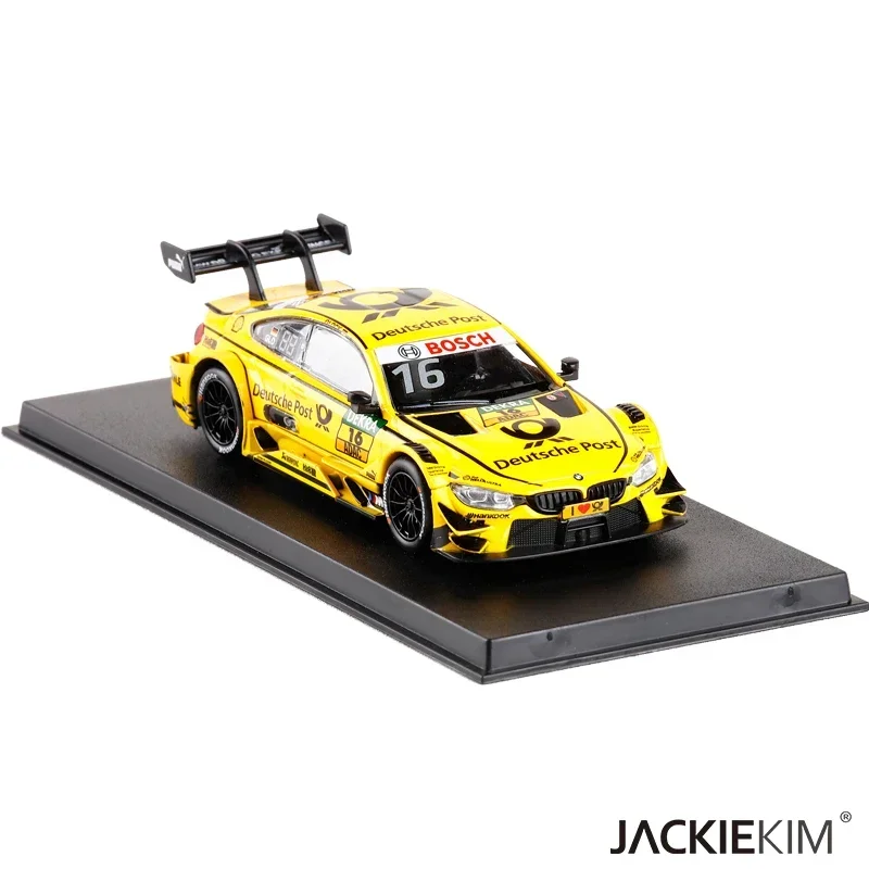 BMW M4 레이싱 카, 높은 시뮬레이션 다이캐스트 자동차, 금속 합금 모델, 자동차 선물 컬렉션, 장식 장난감: 43
