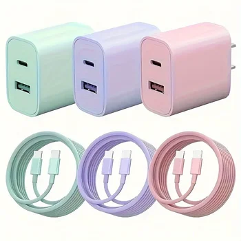 20W Dual Port USB-C Charger 1