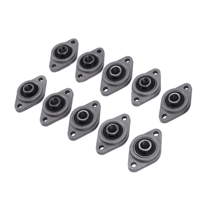 

20 Pcs KFL08 8Mm Diameter Zinc Alloy Bearing Housing FL08 K08 Pillow Block Bearing
