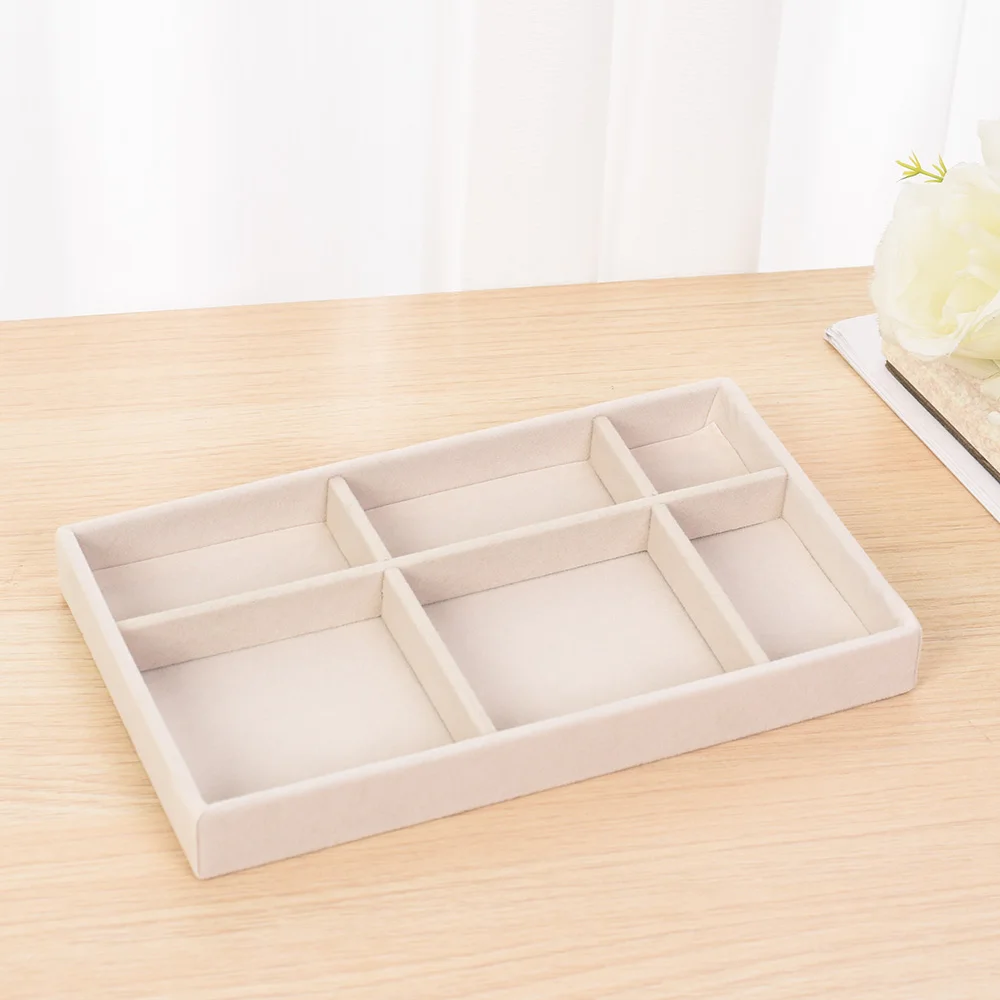 Elegant Flannelette Jewelry Storage and Display Organizer