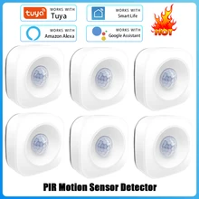  Tuya WIFI PIR Motion Sensor Detector Movement Sensor Smart Home Assistant Voice Control Work With Google Home IFTTT Alexa 