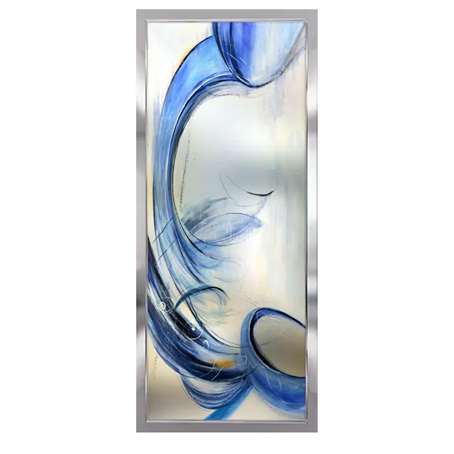 Modern Minimalista Művészeti Üveg Partíció Képernyő Nappali Dekoráció Hálószoba Bejárat Tornác Matt Fényt Blokkoló Otthon