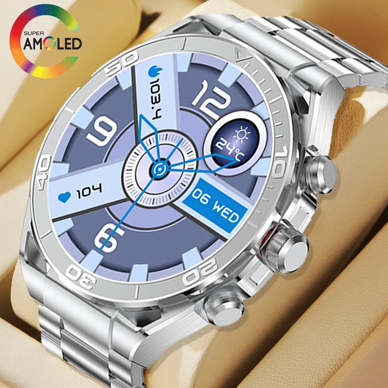 

Business Watch For Men Smart Watch AMOLED HD Screen Smartwatch Bluetooth Calling IP67 Waterproof Smart Bracelet Full Touch 2023