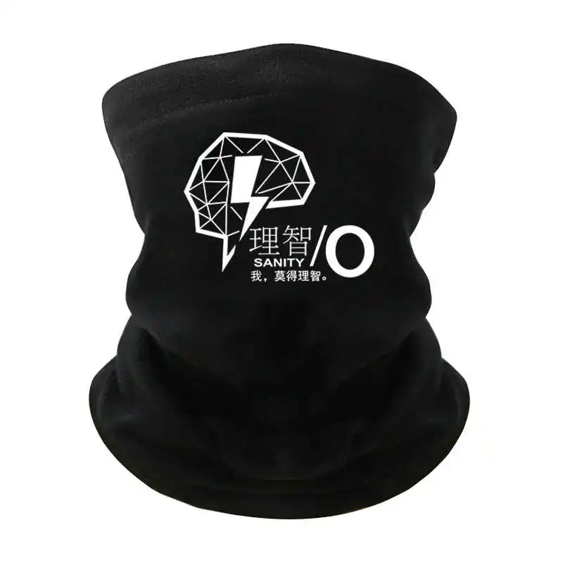 Game Arknights Neckerchief Amiya Doctor Face Mask Anime Cosplay Men Women Neckwarmer Autumn Winter Warm Black Short Scarf Gifts