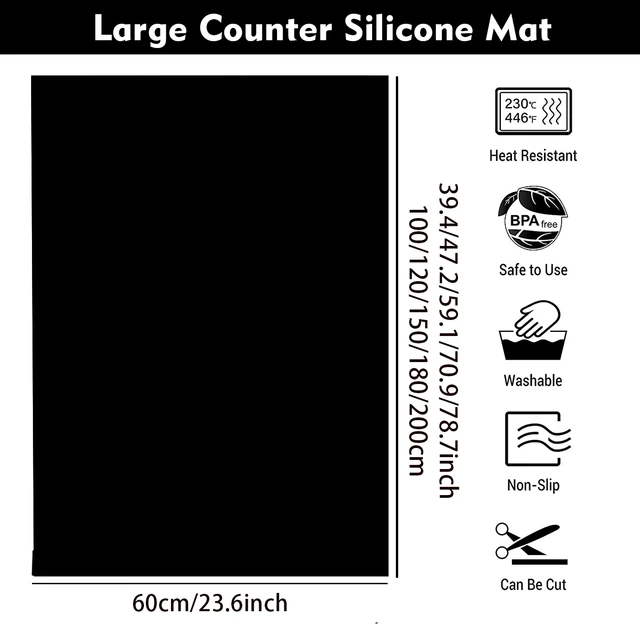 Silicone Kitchen Counter Protector  Silicone Mats Kitchen Counter - 40  30cm Silicone - Aliexpress